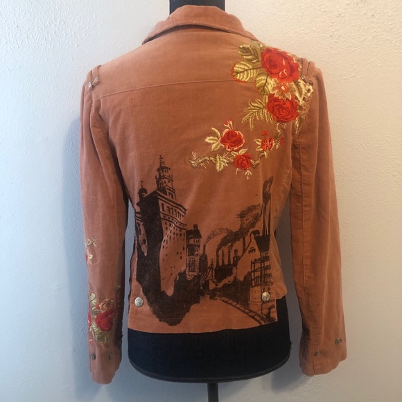 Johnny Was embroidered jacket horse size s